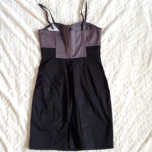 NWT H&M Corset Dress Size 8 Black & Silver - Picture 6 of 6